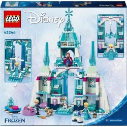 LEGO | Disney 43244 Le palais de glace d'Elsa, jouet de construction pour enf...