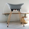 THERMOBABY Kit baignoire VASCO Gris charme : baignoire + pieds + tuyau de vid...