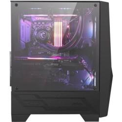 MSI BOITIER PC MAG FORGE 100R - Noir - Verre trempé - Format ATX