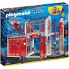 PLAYMOBIL 9462 Caserne de pompiers avec hélicoptere, City Action, Mixte, Pour...