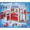 PLAYMOBIL 9462 Caserne de pompiers avec hélicoptere, City Action, Mixte, Pour...