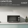 Micro-ondes CANDY Moderna CMW20TNMB 700 W 20L Noir - Fonction