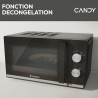 Micro-ondes CANDY Moderna CMW20TNMB 700 W 20L Noir - Fonction