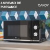 Micro-ondes CANDY Moderna CMW20TNMB 700 W 20L Noir - Fonction