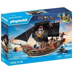 PLAYMOBIL 71530 Bateau pirates, 137 pieces dont 3 personnages, Les Pirates, J...