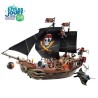 PLAYMOBIL 71530 Bateau pirates, 137 pieces dont 3 personnages, Les Pirates, J...