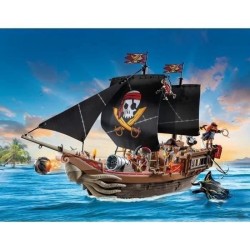 PLAYMOBIL 71530 Bateau pirates, 137 pieces dont 3 personnages, Les Pirates, J...