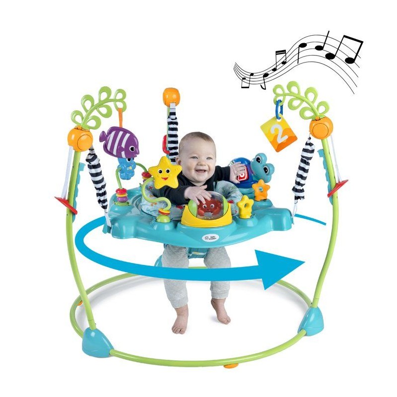 BABY EINSTEIN Aire d'éveil a rebonds Curiosity, éducative 2 en 1 et jouet au ...