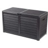 Coffre de jardin en Plastique - EDA - BAYA - 420 L - Décor imitation bois - 1...