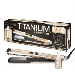 Lisseur vapeur - SAINT ALGUE - Coffret Premium Demeliss TITANIUM V2.0 - Lissa...