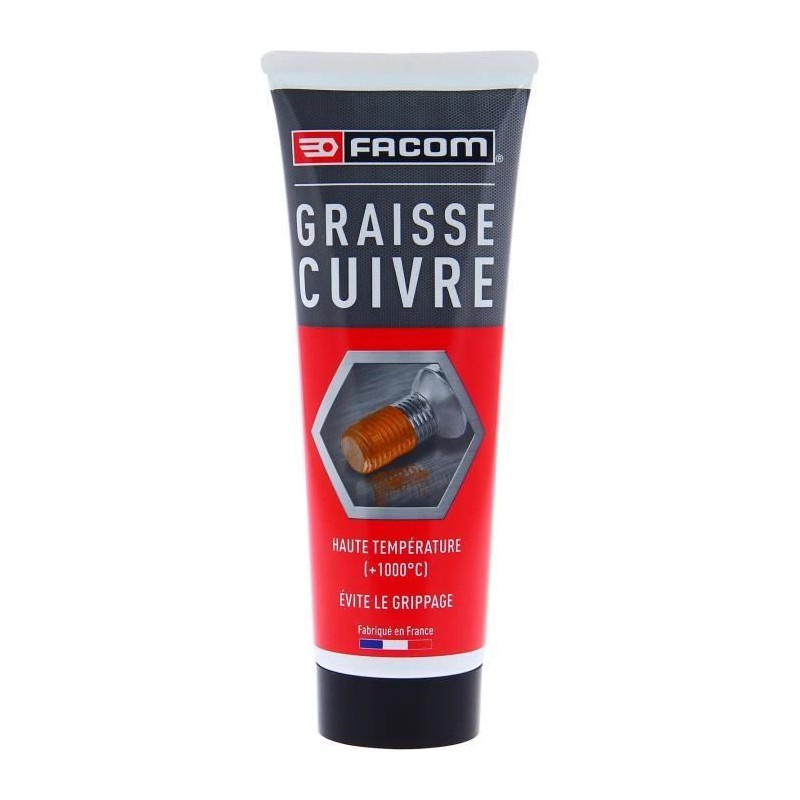 Graisse cuivre haute température 200g - FACOM - (-20°C a +1000°C) - Pour le m...