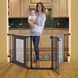 Barriere de sécurité - DREAMBABY - DENVER - 3 panneaux - 85,5-200 x 74 cm - B...
