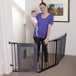 Barriere de sécurité - DREAMBABY - DENVER - 3 panneaux - 85,5-200 x 74 cm - B...