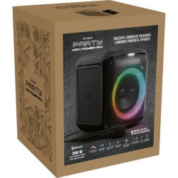 BIGBEN PARTYBTHPMAX - Enceinte lumineuse sans fil - Bluetooth 5.3 - 200W - US...