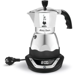 Cafetiere italienne électrique - BIALETTI - MOKA TIMER - 3 tasses - 120 ml - ...