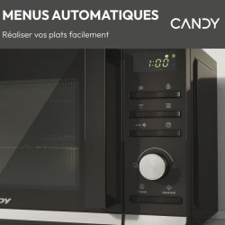 Micro-ondes Gril Candy Moderna CMGA20TNDB 700W 20L Digital Noir -