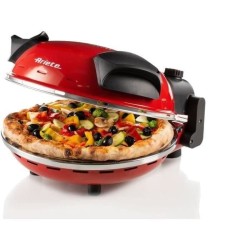 Four a Pizza électrique ARIETE - Rouge - Pierre réfractaire - 1200W -