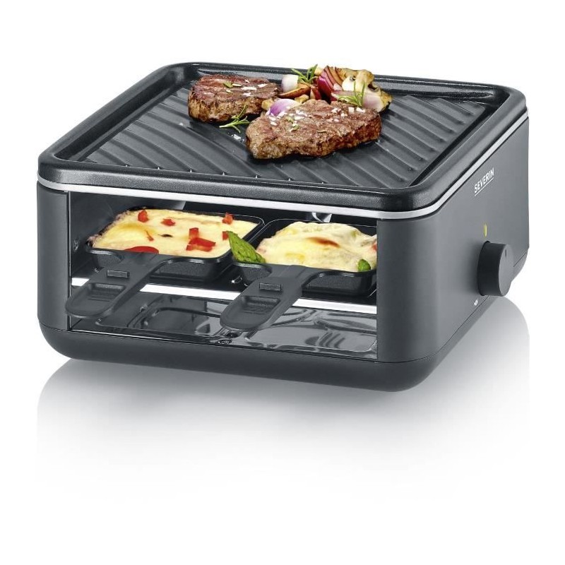 Appareil a raclette SEVERIN - RG2360 - Jusqu'a 4 personnes - Format compact 2...