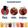 Machine a soda et eau pétillante - SODASTREAM - ART - 1 bouteille compatible ...