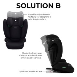 Siege auto Cbx by Cybex Solution B i-Fix 3 a 12 ans - 15 a 50 kg - 100 a 150 ...