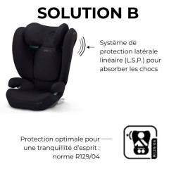 Siege auto Cbx by Cybex Solution B i-Fix 3 a 12 ans - 15 a 50 kg - 100 a 150 ...