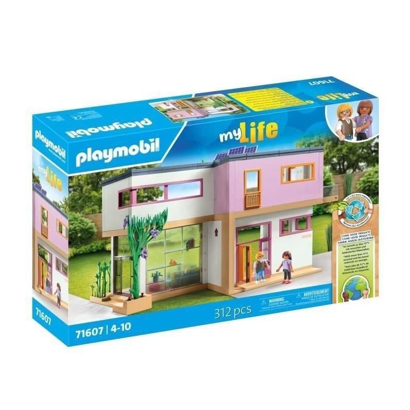 PLAYMOBIL 71607 Maison d'architecte, My Life, 326 pieces, Des 4 ans
