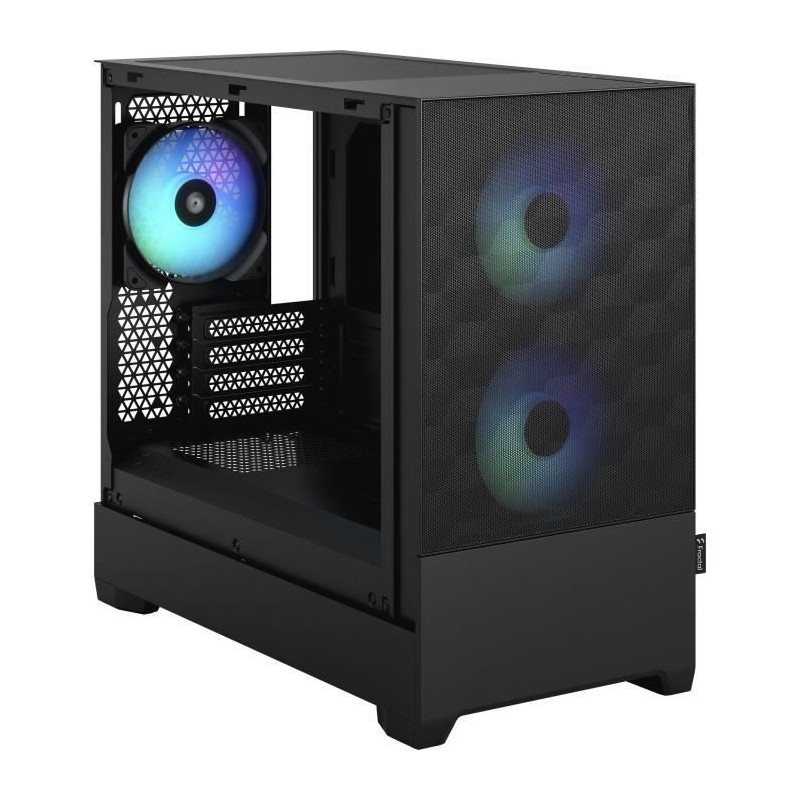 FRACTAL DESIGN - Pop Mini Air RGB Black TG - Boîtier PC - Noir (FD-C-POR1M-06)