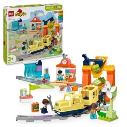 LEGO DUPLO Ma ville 10428 Le grand train communautaire interactif - Jouets d'...