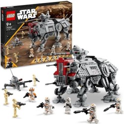 LEGO 75337 Star Wars Le Marcheur AT-TE, Jouet, Figurines Droides de Combat, C...