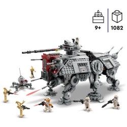 LEGO 75337 Star Wars Le Marcheur AT-TE, Jouet, Figurines Droides de Combat, C...