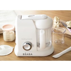 BÉABA - Babycook Solo - Robot Bébé 4 en 1 Mixeur-Cuiseur - Cuisson Vapeur - B...