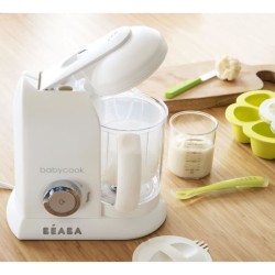 BÉABA - Babycook Solo - Robot Bébé 4 en 1 Mixeur-Cuiseur - Cuisson Vapeur - B...