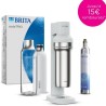 Machine a soda BRITA - SodaTRIO Blanche - 1 Bouteille 1L et 1 Cylindre de CO2...