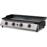COOKING BOX Plancha gaz  CALI - 4 feux - 9,6 kW - 82x45x22 cm - Surface de cu...