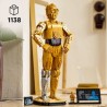 LEGO Star Wars 75398 C-3PO - Figurine de Droide a Construire - Maquette pour ...