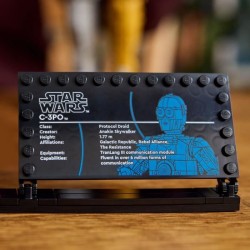 LEGO Star Wars 75398 C-3PO - Figurine de Droide a Construire - Maquette pour ...