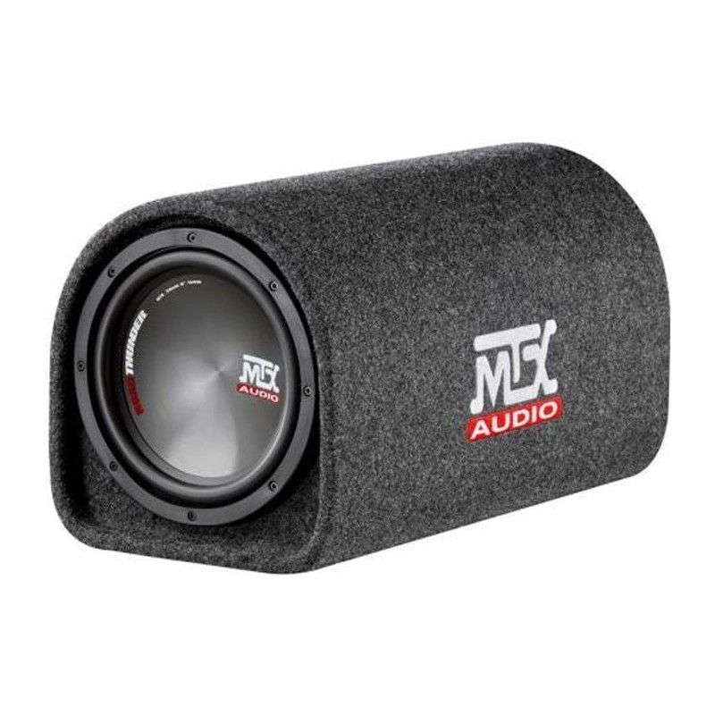 Caisson tube actif avec subwoofer - MTX AUDIO - RTT8P - 20cm reflex et ampli ...