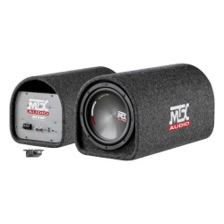 Caisson tube actif avec subwoofer - MTX AUDIO - RTT8P - 20cm reflex et ampli ...