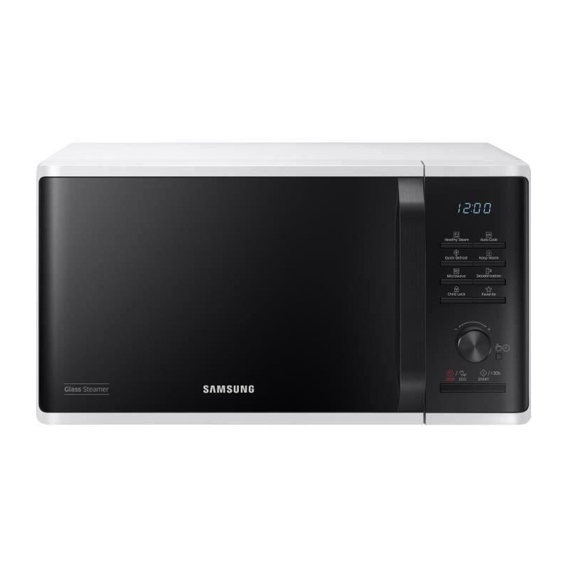 Micro-ondes solo 23L - SAMSUNG - MS23K3555EW - Blanc - Contrôle