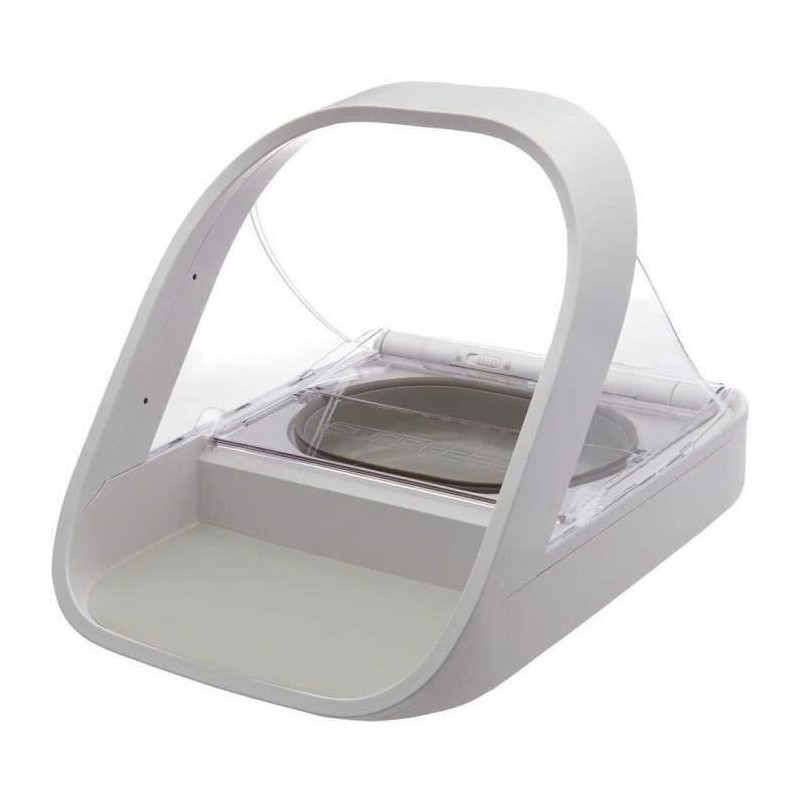 SUREFEED Distributeur de nourriture / croquettes a puce électronique - Blanc ...