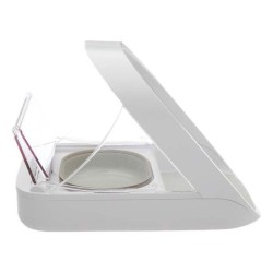 SUREFEED Distributeur de nourriture / croquettes a puce électronique - Blanc ...