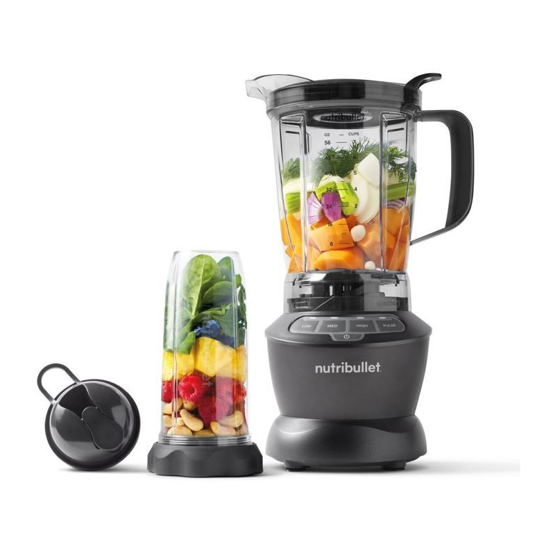 Blender - NUTRIBULLET Combo - NBF500DG - 1200 Watt - Pichet 1.65L - 2 tasses ...