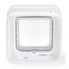 SUREFLAP Chatiere a puce électronique DualScan - Blanc - 142 mm x 120 mm (Mém...