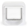SUREFLAP Chatiere a puce électronique DualScan - Blanc - 142 mm x 120 mm (Mém...