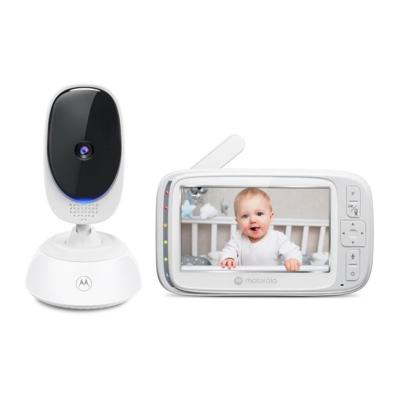 Moniteur vidéo Wi-fi - MOTOROLA - VM85 - 5 - 300 m - Connecté - Ecran