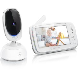 Moniteur vidéo Wi-fi - MOTOROLA - VM85 - 5 - 300 m - Connecté - Ecran