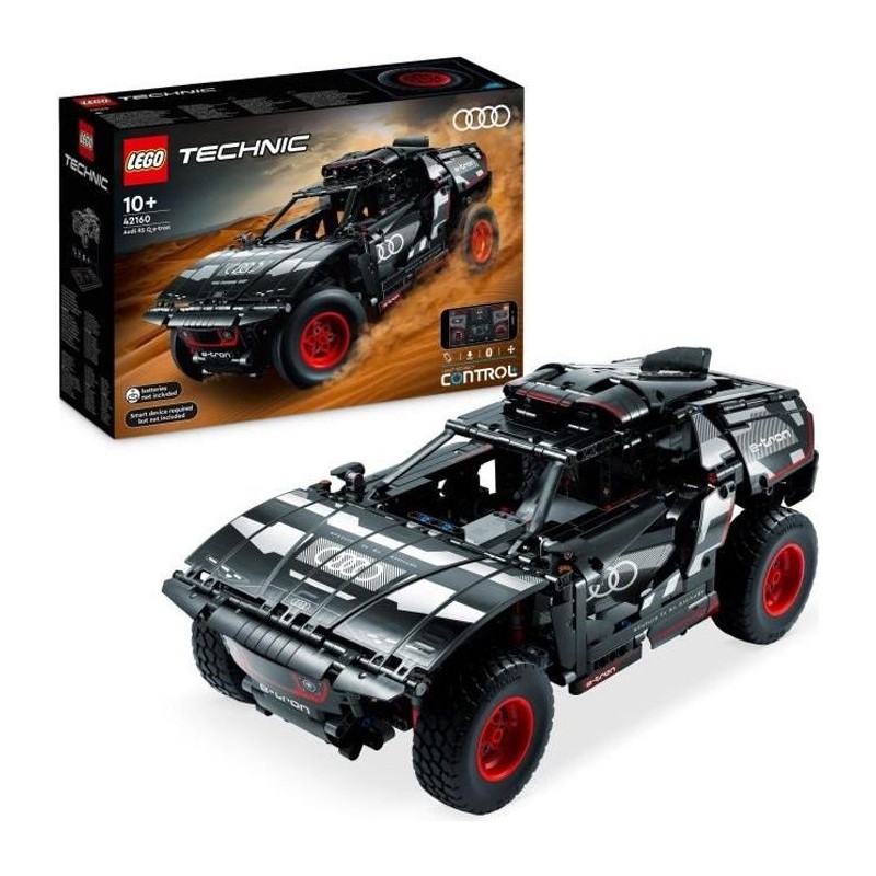 LEGO Technic 42160 Audi RS Q e-tron, Voiture de Rallye Télécommandée, Maquett...
