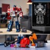 LEGO ICONS™ 10302 Optimus Prime, Figurine Autobot Robot de Transformers, Maqu...
