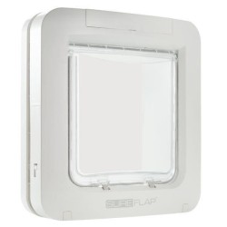 SUREFLAP Grande chatiere a puce électronique - Blanc -  178 mm x 170 mm (Mémo...