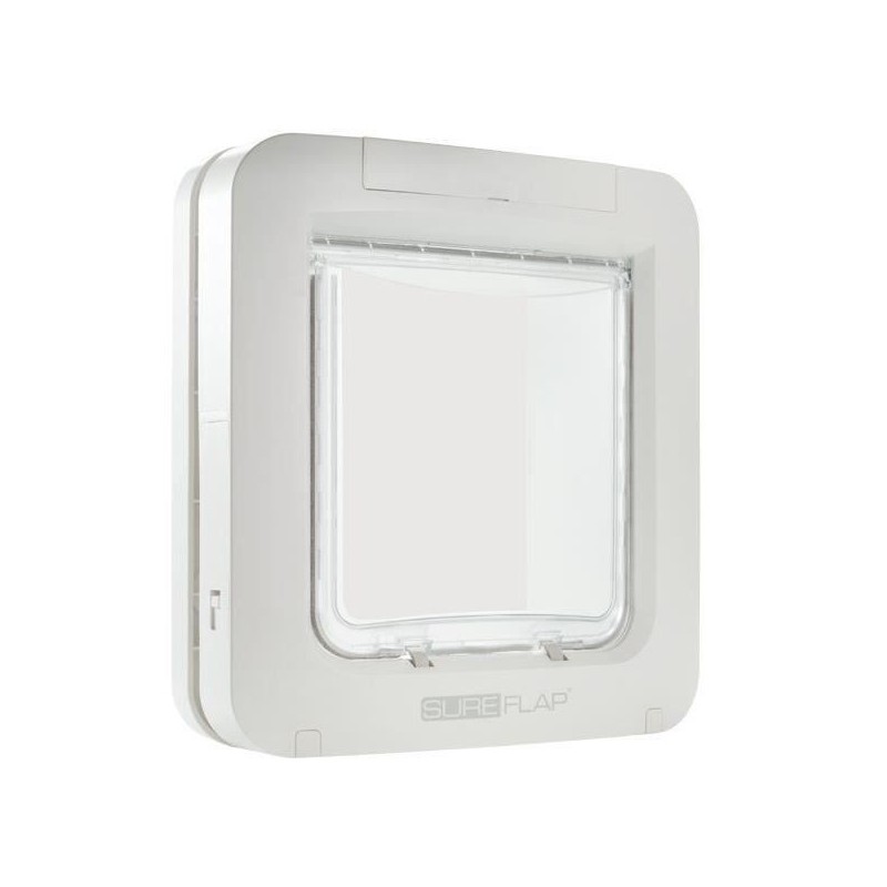 SUREFLAP Grande chatiere a puce électronique - Blanc -  178 mm x 170 mm (Mémo...